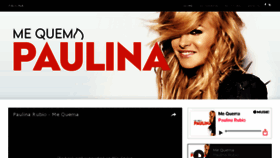 What Paulinarubio.com website looked like in 2017 (6 years ago)