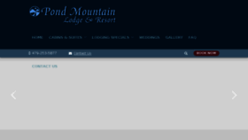 What Pondmountainlodge.com website looked like in 2017 (6 years ago)