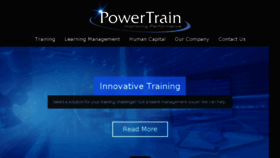 What Powertrain.com website looked like in 2017 (6 years ago)