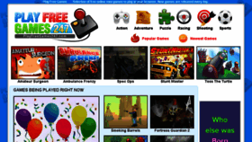 What Playfreegames247.com website looked like in 2017 (6 years ago)
