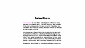 What Patentstorm.com website looked like in 2017 (6 years ago)