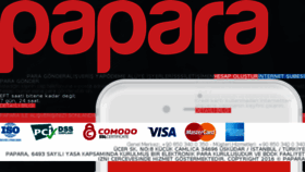 What Papara.com website looked like in 2017 (8 years ago)