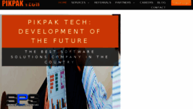 What Pikpaktech.com website looked like in 2017 (6 years ago)