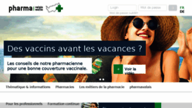 What Pharmavalais.ch website looked like in 2017 (6 years ago)