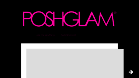 What Poshglam.com website looked like in 2017 (6 years ago)