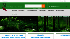 What Plantasacuarios.com website looked like in 2017 (6 years ago)