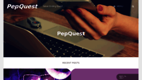What Pepquest.com website looked like in 2017 (6 years ago)