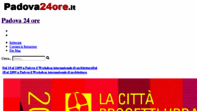 What Padova24ore.it website looked like in 2017 (6 years ago)