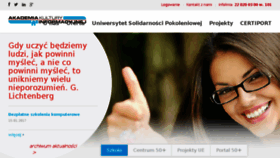 What Podyplomowe.edu.pl website looked like in 2017 (6 years ago)
