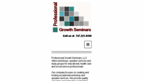 What Professionalgrowthseminars.com website looked like in 2017 (6 years ago)