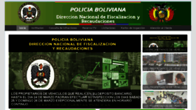 What Policiadnfr.gob.bo website looked like in 2017 (6 years ago)