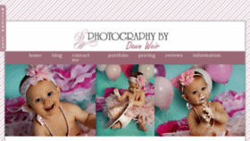 What Photographybydawn.ca website looked like in 2017 (6 years ago)