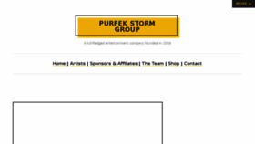 What Purfekstorm.com website looked like in 2017 (6 years ago)
