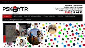 What Psikoterapipsikiyatri.com website looked like in 2017 (6 years ago)