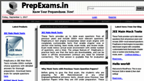 What Prepexams.in website looked like in 2017 (6 years ago)