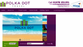 What Polkadottravel.co.uk website looked like in 2017 (6 years ago)