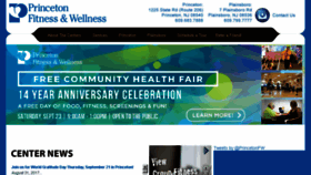 What Princetonfitnessandwellness.com website looked like in 2017 (6 years ago)