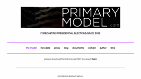 What Primarymodel.com website looked like in 2017 (6 years ago)