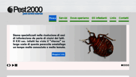What Pest2000.it website looked like in 2017 (6 years ago)