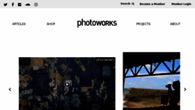 What Photoworks.org.uk website looked like in 2017 (6 years ago)