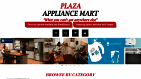 What Plazaappliancemart.com website looked like in 2017 (6 years ago)