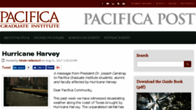 What Pacificapost.com website looked like in 2017 (6 years ago)