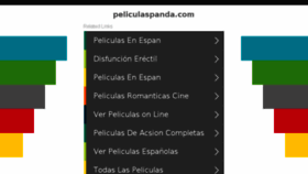 What Peliculaspanda.com website looked like in 2017 (6 years ago)