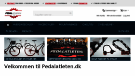 What Pedalatleten.dk website looked like in 2017 (6 years ago)