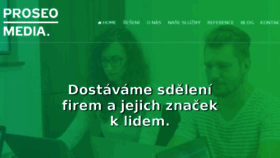 What Proseo.cz website looked like in 2017 (6 years ago)