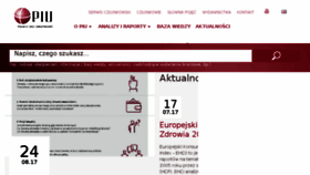 What Piu.org.pl website looked like in 2017 (6 years ago)