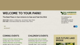 What Philhardbergerpark.org website looked like in 2017 (6 years ago)
