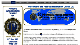 What Probusworld.com website looked like in 2017 (6 years ago)