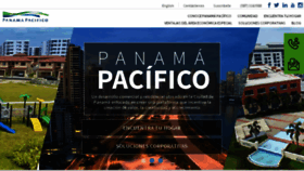 What Panamapacifico.com website looked like in 2017 (6 years ago)