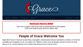 What Peopleofgrace.org website looked like in 2017 (6 years ago)