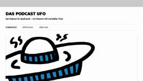 What Podcast-ufo.fail website looked like in 2017 (6 years ago)