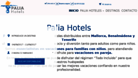 What Palia.es website looked like in 2017 (6 years ago)