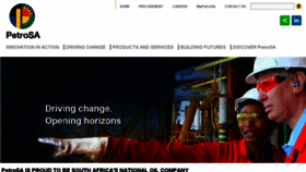 What Petrosa.co.za website looked like in 2017 (6 years ago)