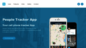 What Peopletrackerapp.com website looked like in 2017 (6 years ago)