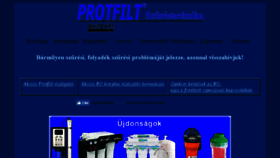 What Protfilt.hu website looked like in 2017 (6 years ago)