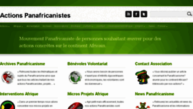What Panafricanisme.com website looked like in 2017 (6 years ago)