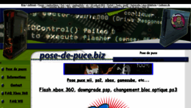 What Pose-de-puce.biz website looked like in 2017 (6 years ago)