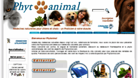 What Phytanimal.fr website looked like in 2017 (6 years ago)
