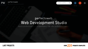 What Perfecto-web.pro website looked like in 2017 (8 years ago)