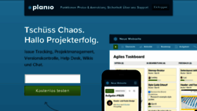 What Planio.de website looked like in 2017 (6 years ago)