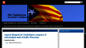 What Percatalunya.cat website looked like in 2017 (6 years ago)