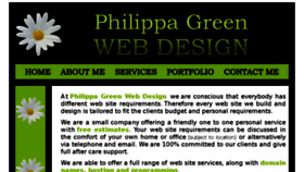 What Philippagreenwebdesign.co.uk website looked like in 2017 (6 years ago)