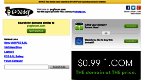 What Pcgforum.com website looked like in 2017 (6 years ago)