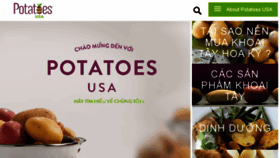 What Potatoesusa-vietnam.com website looked like in 2017 (6 years ago)