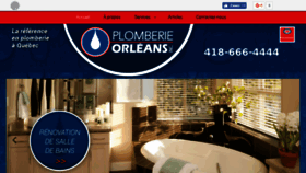 What Plomberieorleans.com website looked like in 2017 (6 years ago)