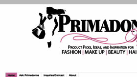 What Primadonna-style.com website looked like in 2017 (6 years ago)